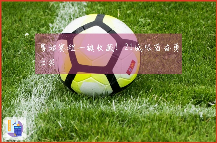 粤超赛程一键收藏！21城绿茵奋勇出发